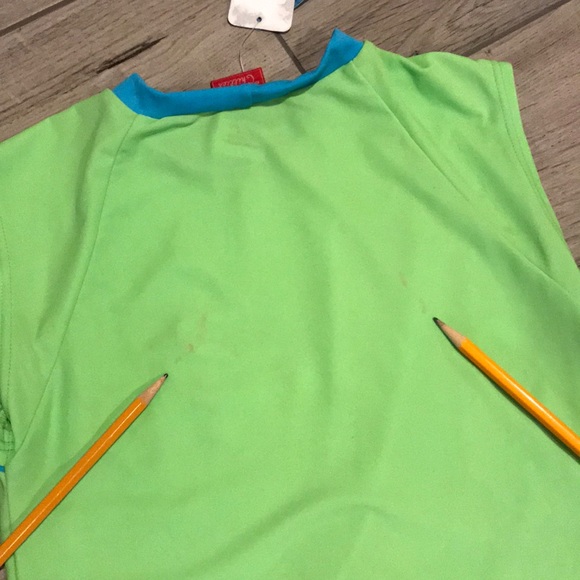 Lime Green Kids Rash Guard - Picture 6 of 6